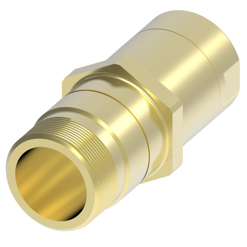Aeroquip FD51 Coupling Male Half Brass Straight for Hydraulics | 5100-S2-20B