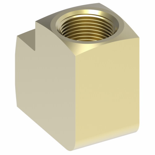 Aeroquip Inverted Flare Elbow 90 Degree Brass | 452X5