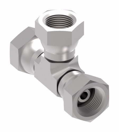 Aeroquip Adapter Tee Female NPSM Three Ends Carbon Steel | 2255-12-12S