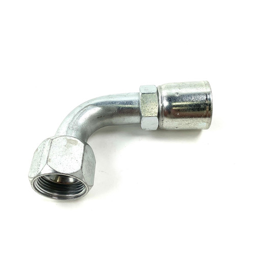Aeroquip Hose End Permanent 90 Degree Female SAE 37 Swivel | 16E-676