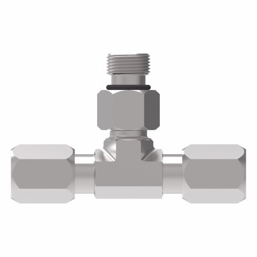 Aeroquip Adapter Flareless ORB Tee Carbon Steel | 7715X4