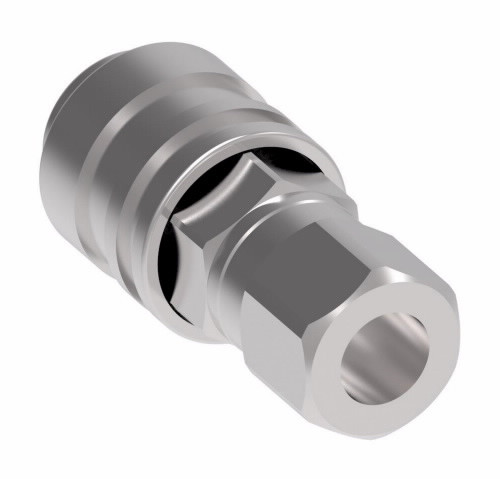 Aeroquip FD90 Series Coupling Female Half Straight Female NPT 1/4 | FD90-1021-02-04