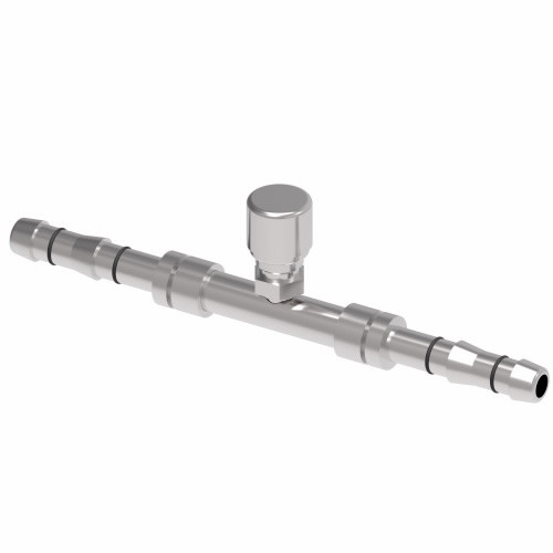 Aeroquip Hose Insert Assembly Splicer with Switchport Straight Carbon Steel | FJ3171-0606S