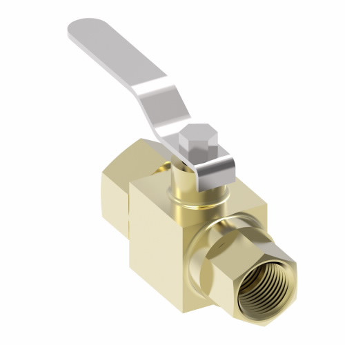 Aeroquip Brass Ball Valve Female Pipe NPTF for Suction | FF90589-20