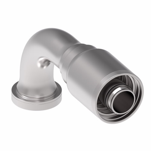 Aeroquip Hose Fitting Permanent 90 degree Split Flange Code 62 -24 | 4S24FHB24