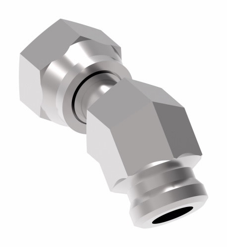 Aeroquip Adapter Elbow 45 Degree Female STC Female ORS Swivel | FF3362-0606S