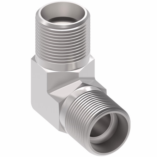 Aeroquip Adapter Flareless Steel 90 degree Union Elbow Dura-Kote | B7505X20