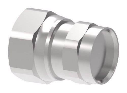 Aeroquip Refrigerant Coupling Female Half Carbon Steel Straight for Air Conditioning | 5400-S5-8