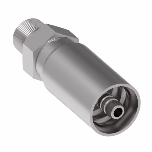 Aeroquip Hose Fitting Steel Crimp Male Pipe NPTF Straight | 90V04-041000-0