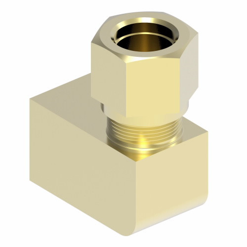 Aeroquip Self Align Fitting 90 Degree Brass | 1701X4