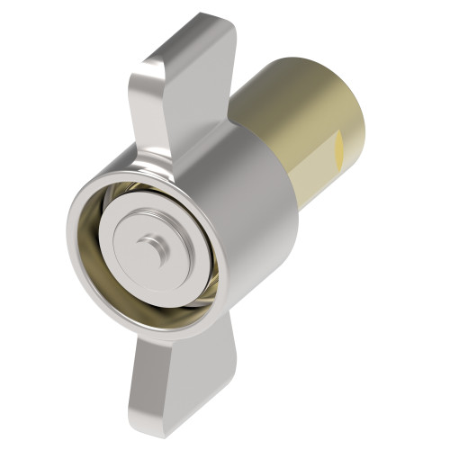 Aeroquip FD51 Coupling Female Half Brass/Carbon Steel Straight for Hydraulics | 5100-S5-20B