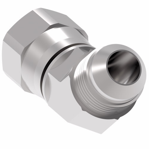 Aeroquip Adapter Elbow 45 degree Carbon Steel | 2070-4-4S