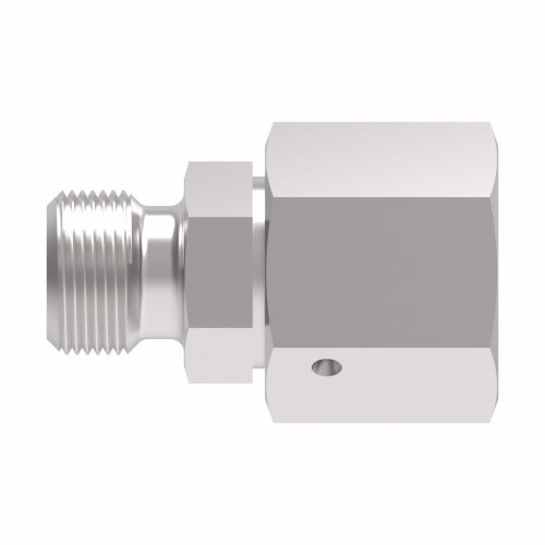 Aeroquip Walpro Reducer Fitting Straight 20S/12S DKO Swivel Heavy Duty Guardian Seal Carbon Steel | WAL619093