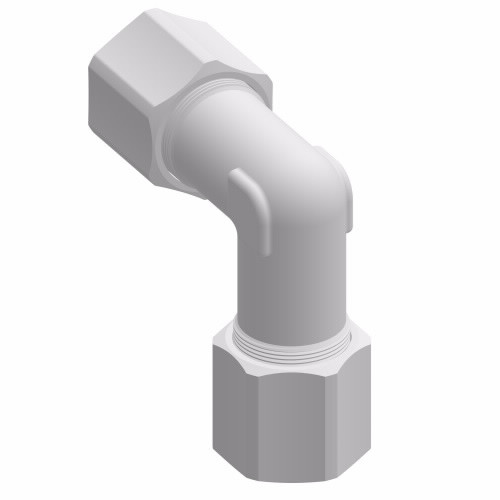Aeroquip Molded Compression Tube Fitting 90 degree Elbow Polypropylene | 1565PX6G