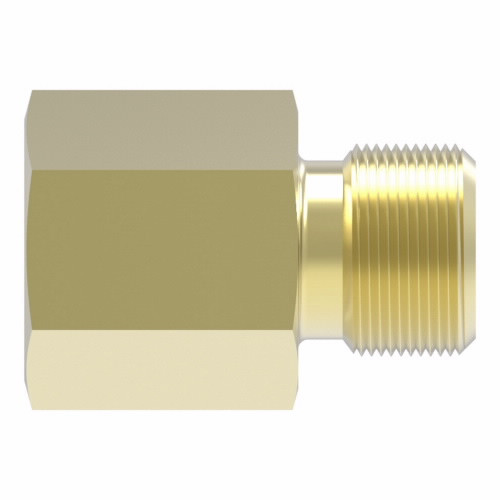 Aeroquip Adapter Straight Brass Female BSPP Swivel Male NPTF | 1100X2PPX2