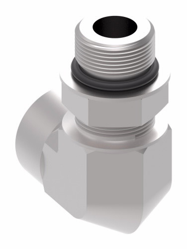 Aeroquip Adapter Elbow 90 Degree Carbon Steel | 206801-8-10S