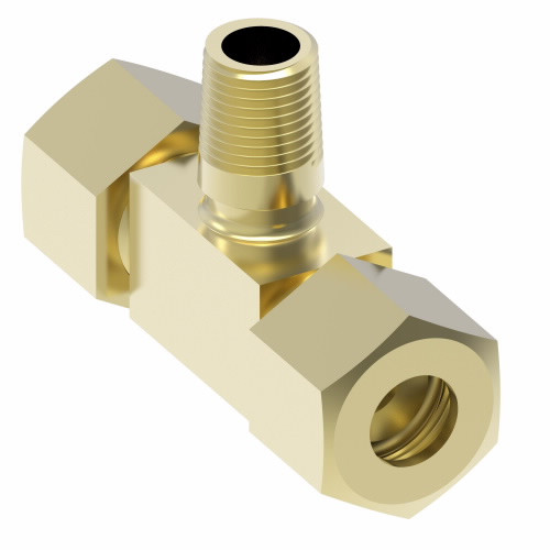 Aeroquip Air Brake Tee Assembly Brass | 1472X8X8X4