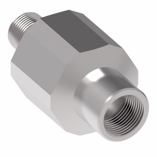 Aeroquip FS59 Swivel Joint Straight Female/Male Pipe NPTF 1" for Aromatic Solvents, Gasoline | FS59004-1616-06