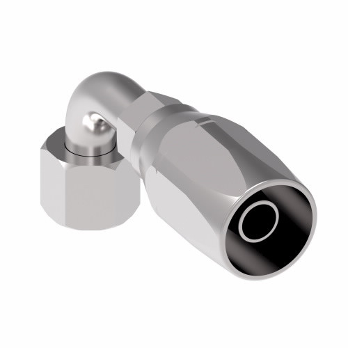Aeroquip End Assembly Reusable R2AT 90 Degree Female 37 Degree Swivel Carbon Steel | 42504N-664
