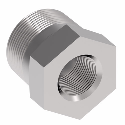 Aeroquip Adapter Straight NPTF Male Pipe Female Pipe Stainless Steel | 259-2081-12-4
