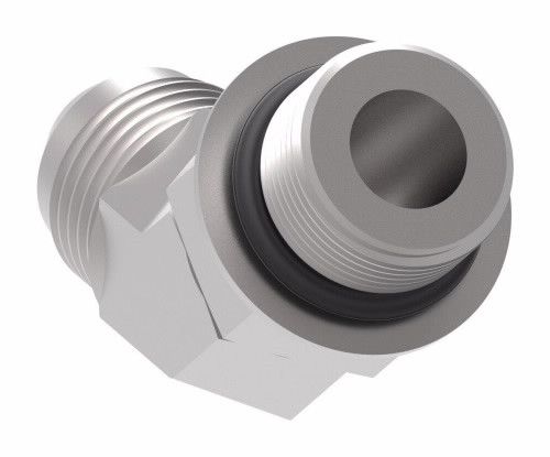 Aeroquip Adapter Elbow 45 degree Carbon Steel | 2061-8-6S