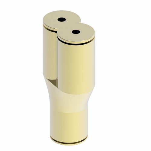 Aeroquip Brass Push Connect Tee Adapter | 1107X8M