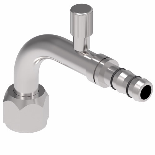 Aeroquip Hose Insert Assembly 90 degree Tube-O Female Short Pilot -12 | FJ3012-03-1212S