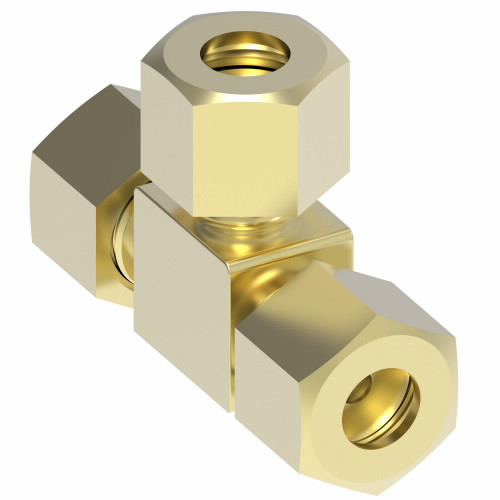 Aeroquip Union Tee Air Brake Brass | 1464X4