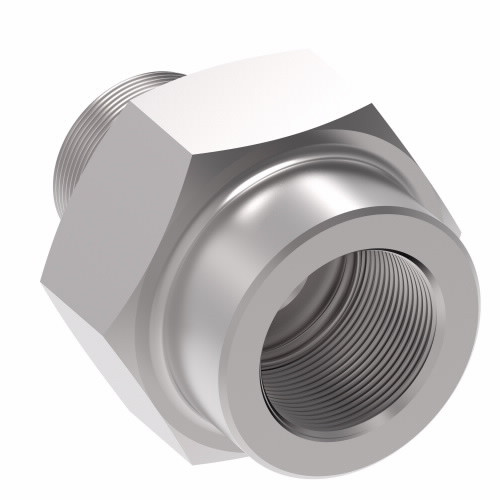 Aeroquip Walpro Gauge Fitting Straight 12L Light Duty x BSPP G 1/4 Guardian Seal Carbon Steel | WAL066941