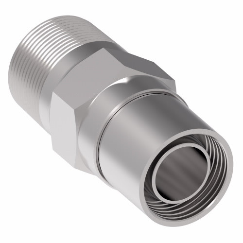 Aeroquip Fitting Perm NPTF Everswage Straight -2 Hose Carbon Steel | C-1106-2