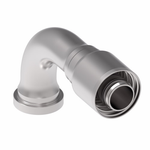 Aeroquip Hose Fitting Permanent 90 degree Caterpillar Flange -32 | 4S32CTB32