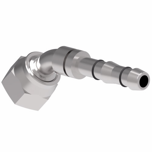 Aeroquip Hose Fitting 45 degree Female ORFS Swivel -8 | FJ3161-02-0808S