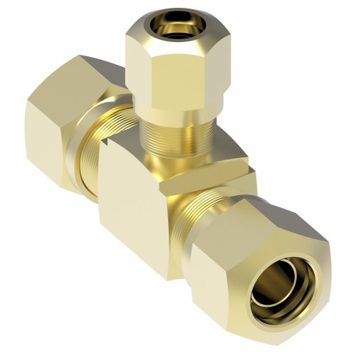 Aeroquip Tee Assembly Brass | 1464X8X8X6