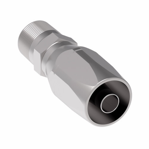 Aeroquip End Assembly Reusable R2AT Straight Male Pipe NPTF Carbon Steel | 42524N-124