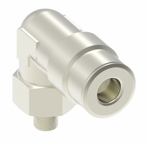Aeroquip Quick Connect Fitting Adapter Elbow 90 Degree Male Pipe NPTF Male Barb | 1169X4MX5MMS