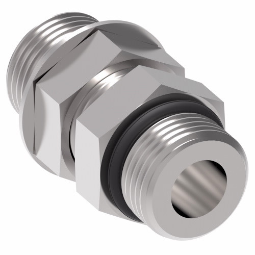 Aeroquip Adapter Straight Male ORB x Male ORB Carbon Steel Dura-Kote | 2220-4-4S