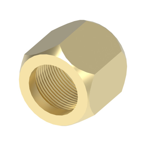 Aeroquip Nut SAE 37 JIC Brass | NNJ-5-B