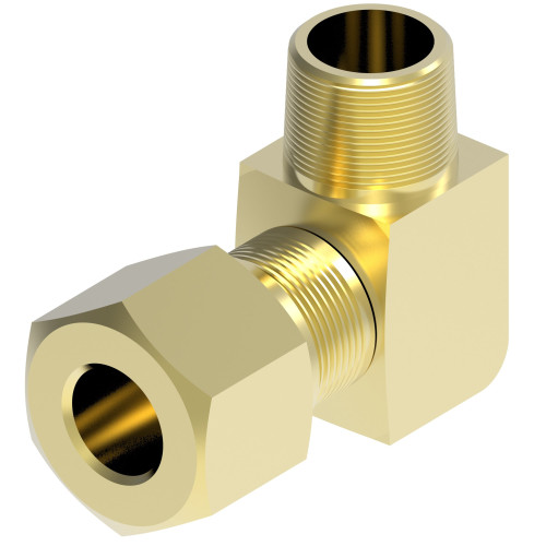 Aeroquip Brass Fittings Air Brake Adapter Elbow 90 Degree | 1469X8-CT
