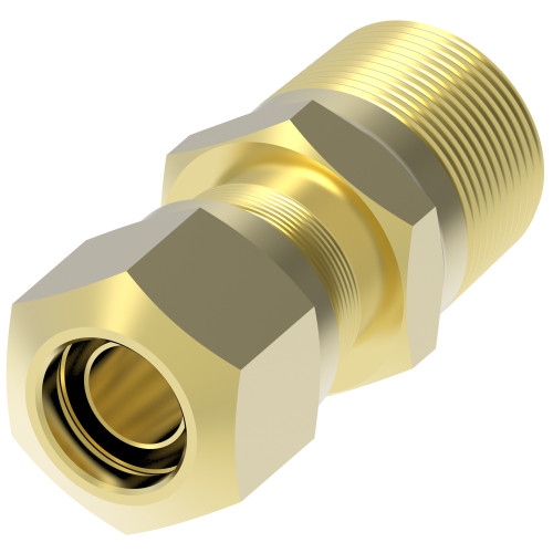 Aeroquip Air Brake Brass Fittings Adapter Straight Male NPTF | 1468X12X12Z