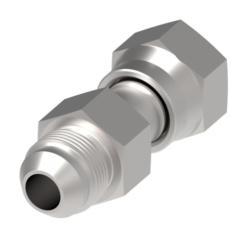 Aeroquip Adapter Straight Female ORFS Swivel x Male 37 Degree Carbon Steel | FF2209T1010S