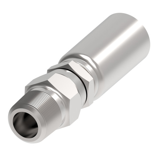 Aeroquip Hose Fitting Steel Swage Male Pipe NPT Straight | 90H06-061400-0