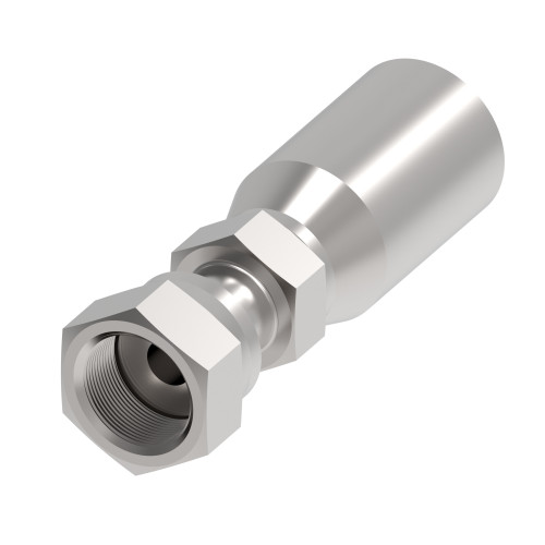 Aeroquip Hose Fitting Steel Swage Female ORFS Straight | 90H06-064000-0