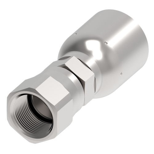 Aeroquip Hose End Crimp Straight Female 37 Degree Swivel | FJ3114-0606S