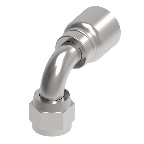 Aeroquip Hose End Crimp 90 Degree Female 37 Degree Swivel | 1GA6FJB6