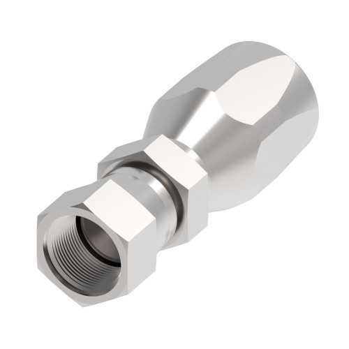 Aeroquip Hose End Reusable Straight Female 37 Degree Swivel | 4411-10S