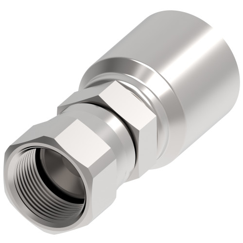 Aeroquip Hose End Crimp Straight Female 37 Degree Swivel | 1GA6FJ6