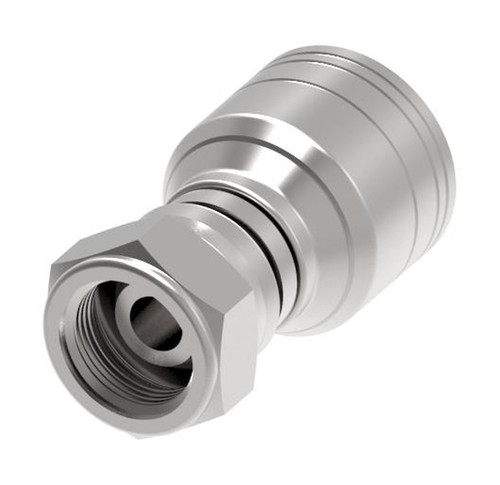 Aeroquip Hose End Crimp Straight Female BSPP Swivel | 1A12BF12