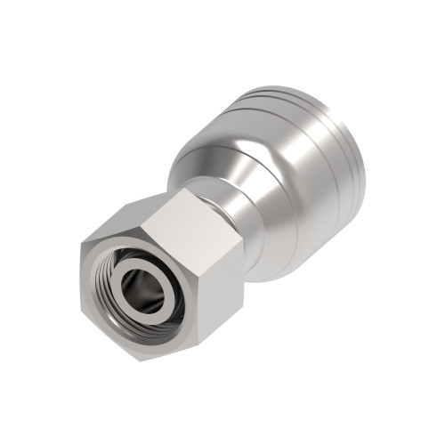 Aeroquip Hose End Crimp Straight 24 Degree DKO Swivel Light Duty | 1A16DL10