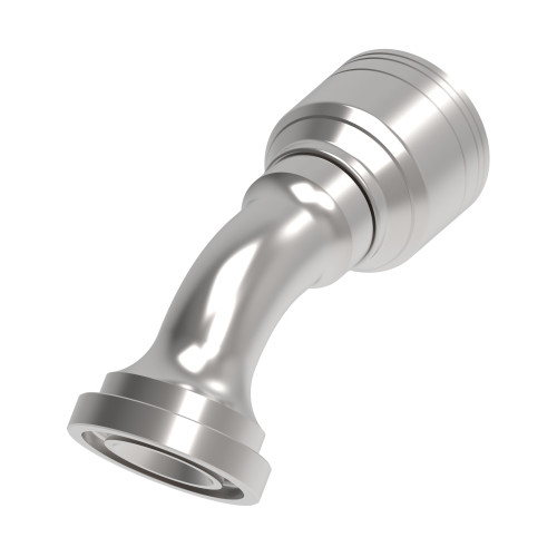 Aeroquip Hose End Crimp 45 Degree Split Flange Code 61 | 1A8FLA8