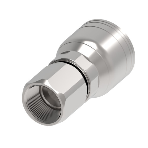 Aeroquip Hose End Crimp Straight Female 37 Degree Swivel | 1AA10FJ10